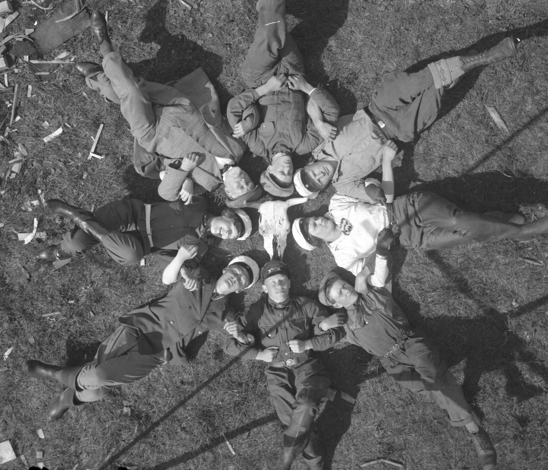 Topographic image from an excavation site