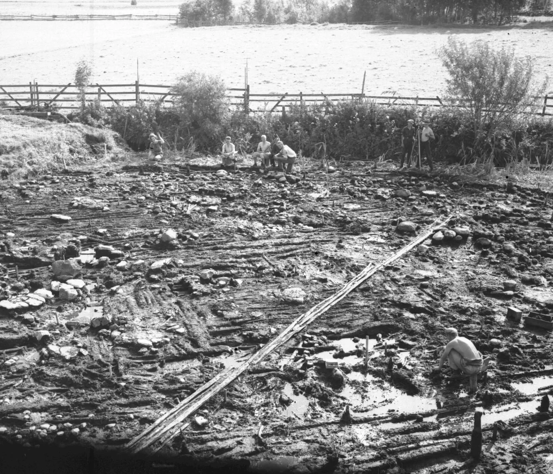 Topographic image from an excavation site