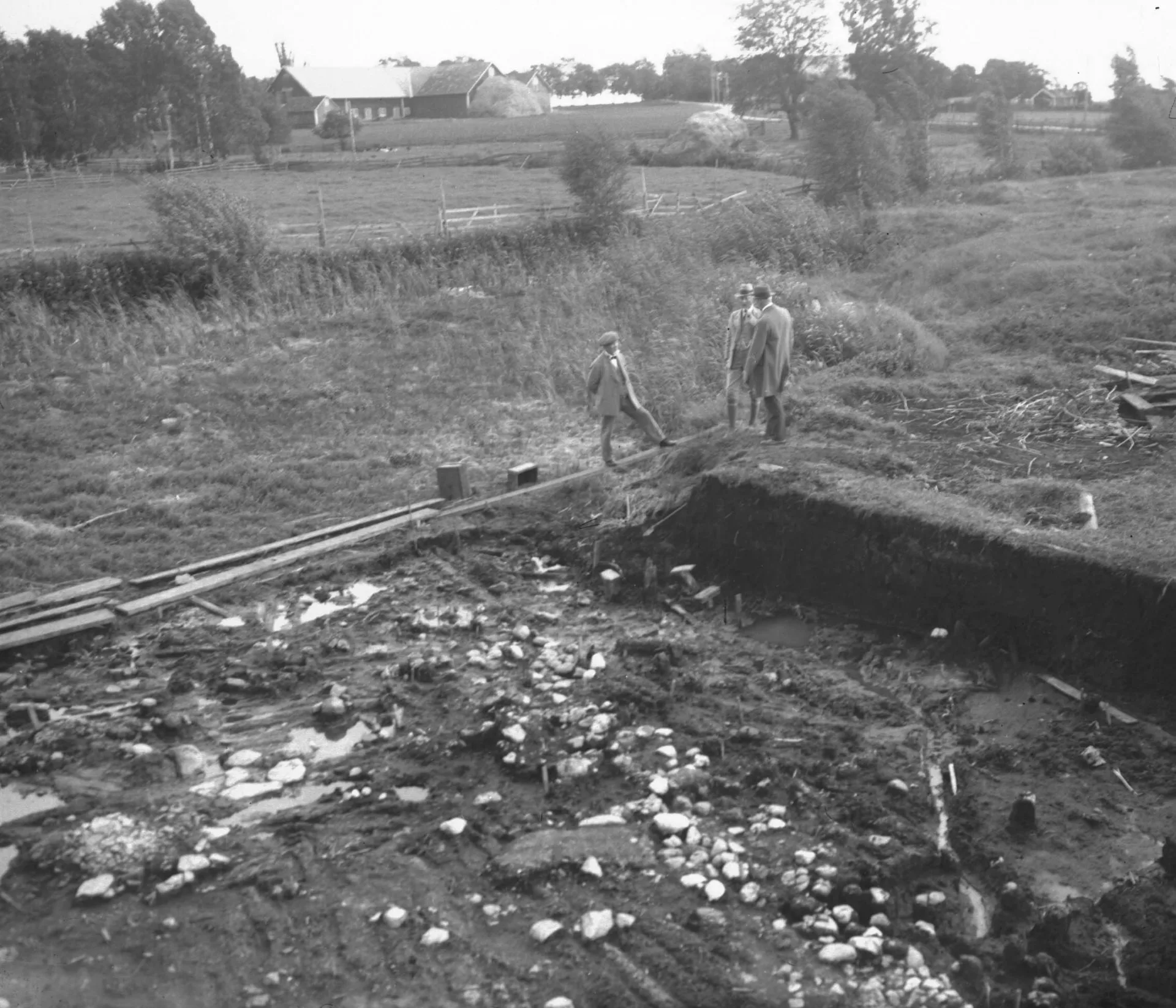 Topographic image from an excavation site